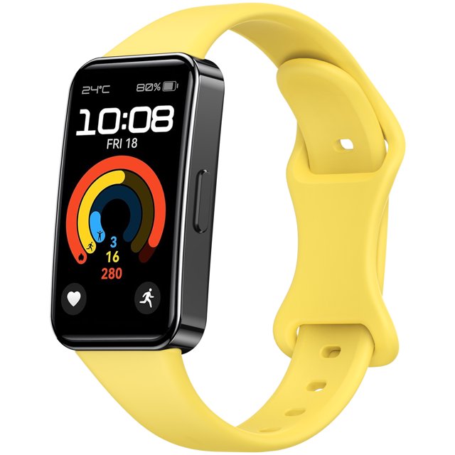 Silicone Strap For Huawei band 8 9 Watchband SmartWatch Accessories Replacement Wristband for Huawei Band 8 9 Correa Bracelet Yellow For Huawei Band 8