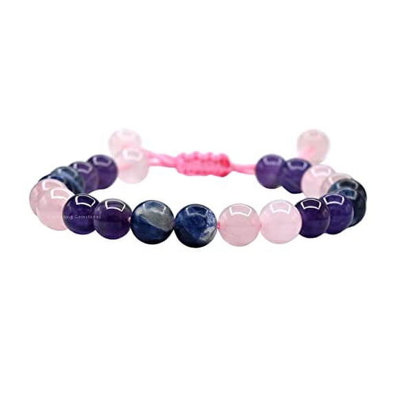 Anxiety and Stress Manifestation Crystal Bracelet Adjustable