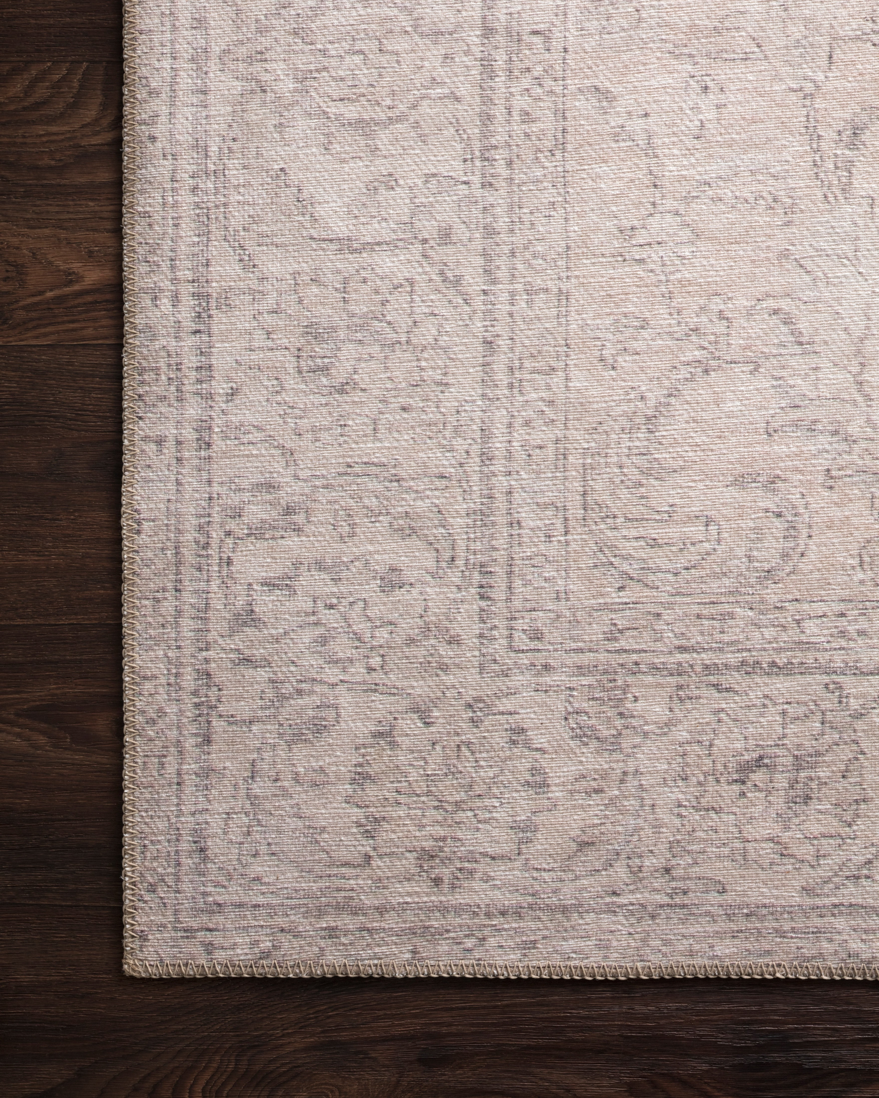 Loloi Loren Collection LQ-12 Sand Oriental Area Rug 2'-6" x 7'-6"