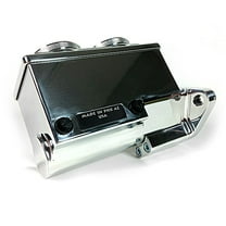 Baer Brakes 6801268LP ReMaster 2-Bolt GM/Ford Master Cyl Assembly, Polished, 1-1/8in bore, Left port.