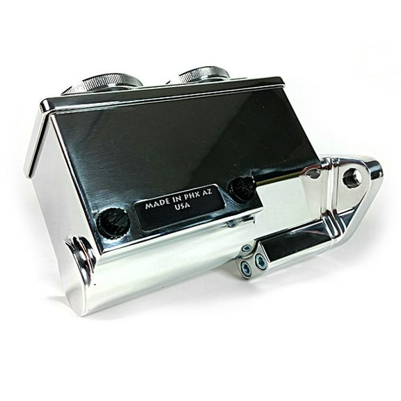 Baer Brakes 6801268LP ReMaster 2-Bolt GM/Ford Master Cyl Assembly, Polished, 1-1/8in bore, Left port.