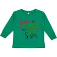 thumbnail image 3 of Inktastic Santa is Promoting Me to Big Sister Girls Long Sleeve Toddler T-Shirt, 3 of 5