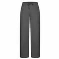 thumbnail image 7 of Olyvenn Women’s Sweatpants, Straight Leg Yoga Pants Comfy Casual Workout Joggers Drawstring High Waisted Pants with Pockets Gray L, 7 of 7