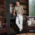 thumbnail image 3 of Solid Ribbed Polo T-Shirt, 3 of 8