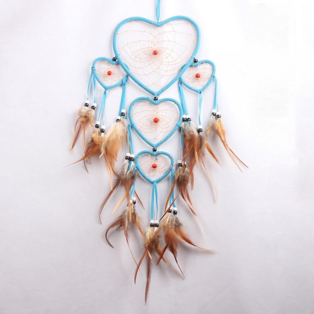 Life Dream Catcher Wall Decor, with Rainbow Healing Crystal Stone ...
