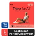 thumbnail image 3 of (2 pack) Thinx for All Women's Everyday Comfort Brief Leakproof Period Underwear, S-XL, Black, 3 of 14