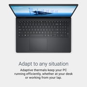 Dell 15 Laptop DC15250 - 15.6-inch FHD, Intel Core 3-100U, 8GB RAM, 512GB SSD, Carbon Black