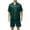 Army Green, variant on JGTDBPO Silk Satin Pajamas Set for Men 2 Piece Set Short Sleeve Loungewear Pajamas Sleepwear Button Down Tops And Long Pants Pjs Set with Pocket