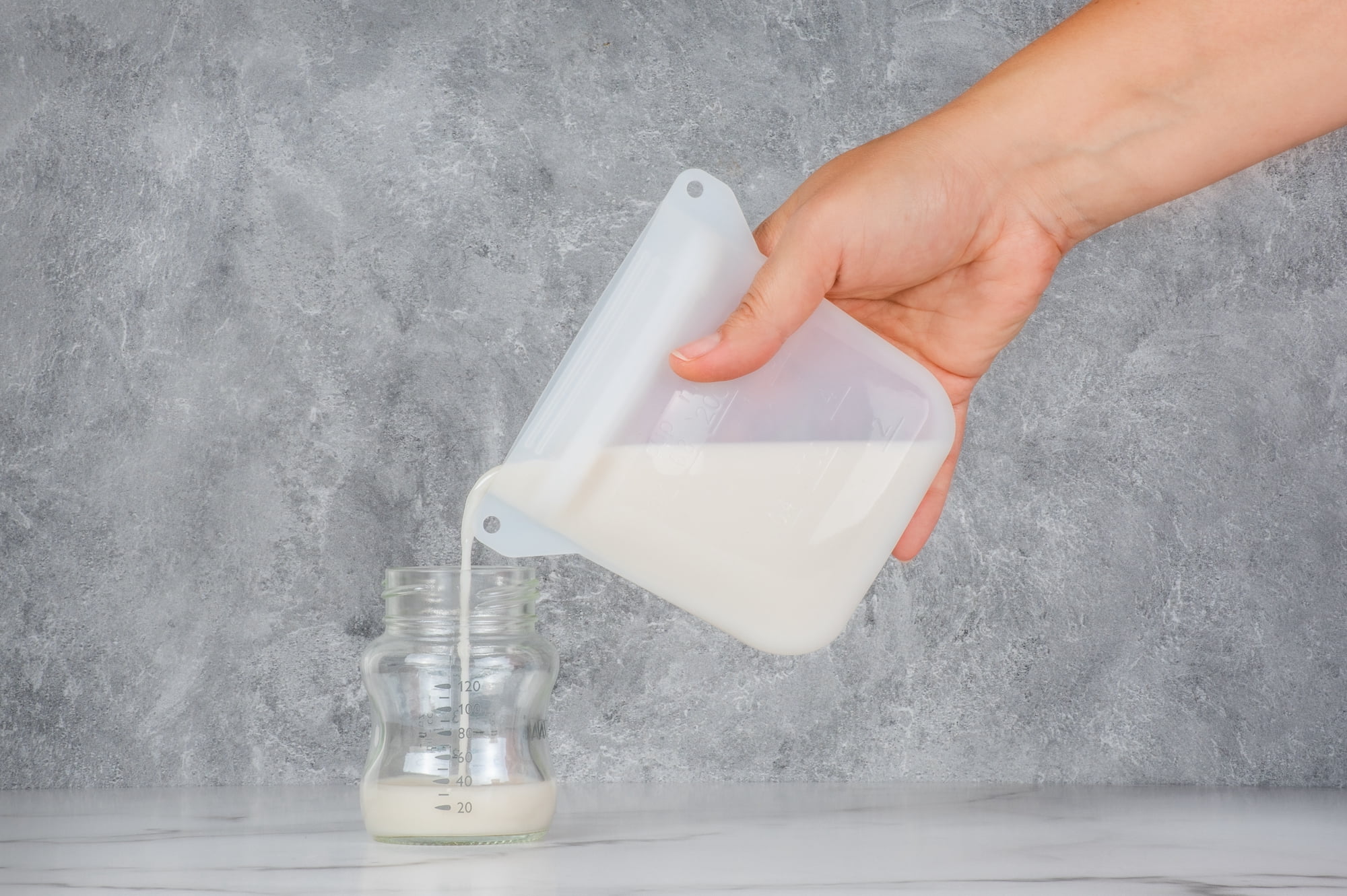 Binki and Baby Reusable Silicone Breastmilk and Food Storage Bags