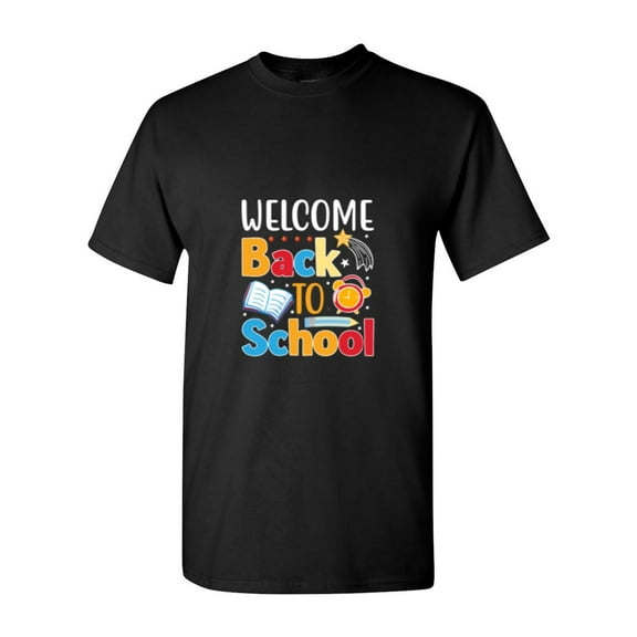 Exciting Start Welcome Back To School First Day For A Teacher Unisex T-Shirt, for men & women, up to size 5XL