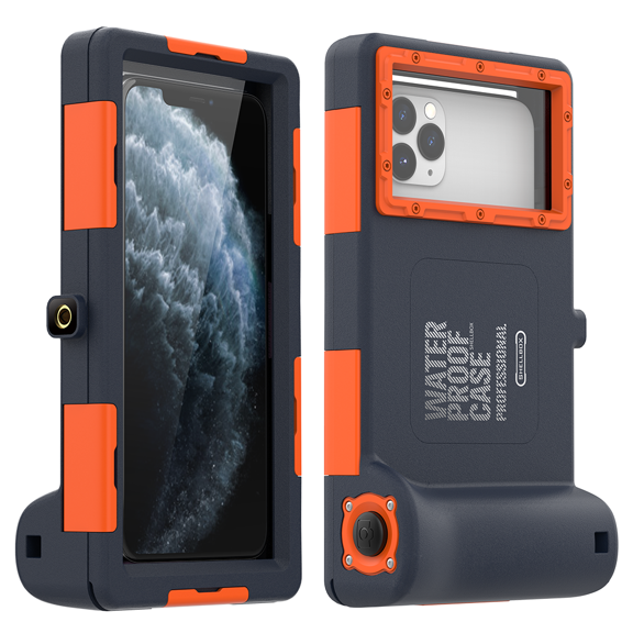Diving Phone Case for iPhone Samsung, Professional Underwater Photography Housings Case with Lanyard[50ft/15m], Diving Case for iPhone 13 Mini/12 Mini/12/12 Pro Etc