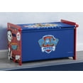 PAW Patrol Toy Box with Retractable Fabric Top by Delta Children, Blue