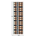 thumbnail image 3 of Casavani Hand Block Printed Cotton Dhurrie Farmhouse Living Carpets Outdoor Patio Rug, Black 12x15 feet, 3 of 5