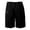g-Black, variant on PIMSSY Men Shorts Corduroy Casual Relaxed Fit Summer Comfort Soft Elastic Waist With Pockets Simple Solid Color Bottoms