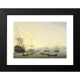 thumbnail image 2 of Nicolaas Baur 24x18 Black Modern Framed Museum Art Print Titled - Council of War on Board the ‘Queen Charlotte’, Commanded by Lord Exmouth, Prior to the Bombardment of Algiers, 26 August 181, 2 of 5