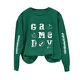 thumbnail image 2 of Xdegoge Sweatshirts for Women Trendy Plus Size Plus Size Sweatshirts Trendy Comfy 2025 Fall Winter Fashion Outfits Ropa Para Gym De Mujer Army Green S, 2 of 3