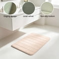 thumbnail image 5 of Fmxomd Bath Mat, Super Soft Absorbent Bathroom Rug Non Slip, Quick Dry, Machine Washable Floor Carpet for Tub Shower, Home Decor Accessories, 24x16, 5 of 6