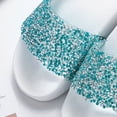 thumbnail image 4 of WUANDIXFA Cute Beach Slippers for Girls Kids Sandals Girls Cloud Slides Pillow Slippers Little Kids Bathroom Slippers Non-Slip Shower Shoes Beach Shoes Pool Summer Slides Blue,Size US 1.5, 4 of 4