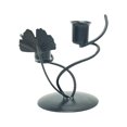thumbnail image 1 of Candelabro de mesa, candelabro de hoja, candelabro decorativo para decoraciones de mesa de Bar de boda , negro, 1 of 9