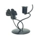 thumbnail image 1 of Soporte para velas, candelabro decorativo, candelabro de hoja, adorno, candelabro, candelabro para dormitorio de boda , negro, 1 of 9
