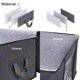 thumbnail image 4 of 10PCS Bolsas de Almacenamiento de Ropa - 90L XL Grande Cajas de Almacenaje con Tela Gruesa, Cremallera Sólida y Ventana Transparente, Cajas para Ropa, Mantas y Edredones, 4 of 9