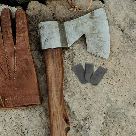 RENACLIPY Hatchet Tool 3Pcs Set, Iron Material, Dark Grey, Multipurpose Outdoor and Camping Accessory