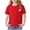 Red, variant on Summer Toddlers Kid's Tee Shirt Fruit Print Crew Neck Short Sleeve Pullover Casual Top