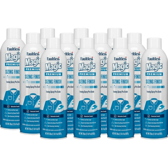 Faultless Starch Magic Sizing Fabric Finish, 20 oz (Pack of 12)