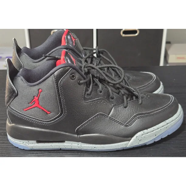 A i r-Jor-dan Courtside 23 AR1000-023 Black Particle Grey Men's Size 9.5
