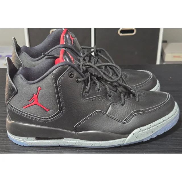 A i r-Jor-dan Courtside 23 AR1000-023 Black Particle Grey Men's Size 9.5