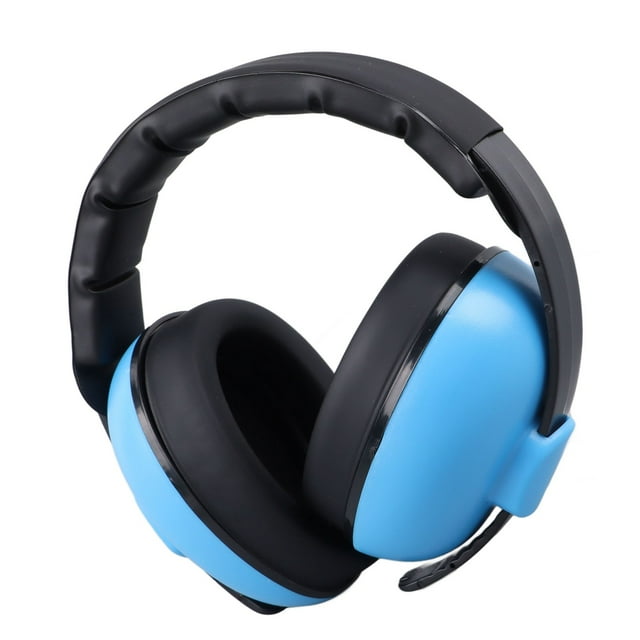 Cache-oreilles Antibruit pour Bébé, Doublure Douce Soin du Tympan Cache-Oreilles Antibruit Insonorisant Couleur Bleue pour Fêtes