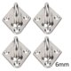 thumbnail image 1 of 4Pcs 304 Stainless Steel Ceiling Wall Mount Hook Heavy Duty Anchor Eye Plate For Boat Yoga Swings Hammocks 6mm8mm Full Welding, 1 of 5