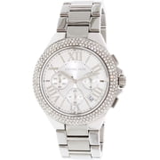 Michael Kors MK5634 Women's Sport Camille Chronograph Silver Dial Stainless Steel Watch
