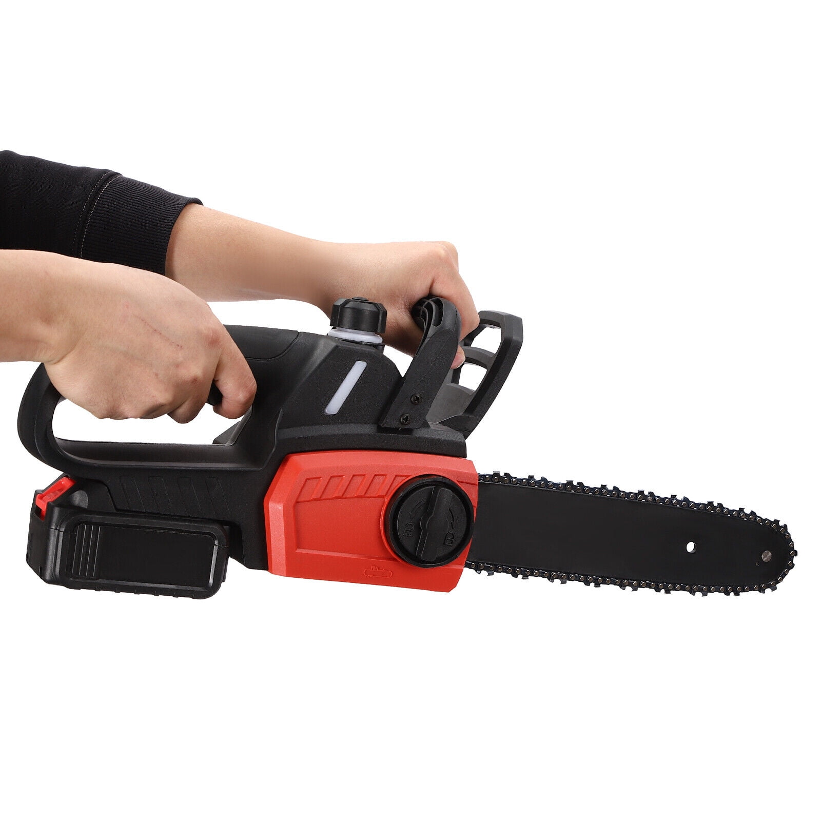 Cordless Electric Chainsaw with Battery And Charger 21v Portable Cordless Chainsaw Garden Handheld Pruning Shears Chain Saw for Tree Trimming