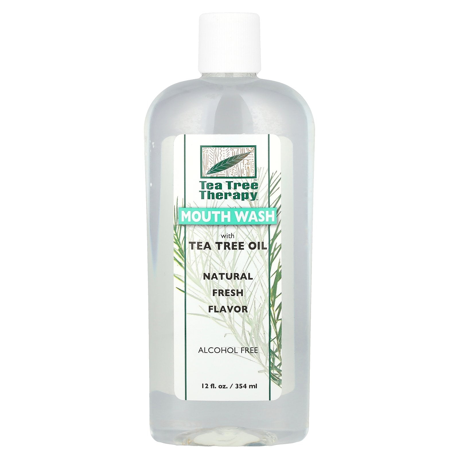 Tea Tree Therapy Alcohol Free Mouthwash Natural Fresh 12 Fl Oz