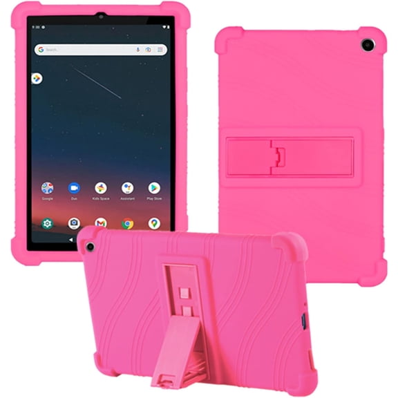 Golden Sheeps Compatible for Walmart Onn 8" 3rd gen 2022 Release(Model:100071483) Silicone Case with Stand (Pink)