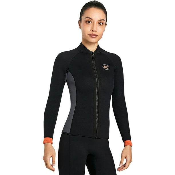 Dividir Tops De Buceo Traje de neopreno de buceo para adultos DIVE&SAIL