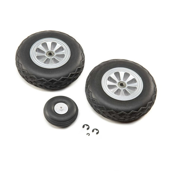 E-flite Wheel Set P-51D 1.5m- EFL01263 Wheels Gear Retracts & Accys