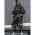 thumbnail image 6 of Niepce Inc Japanese Streetwear Black Hooded Men's Techwear Windbreaker, 6 of 11