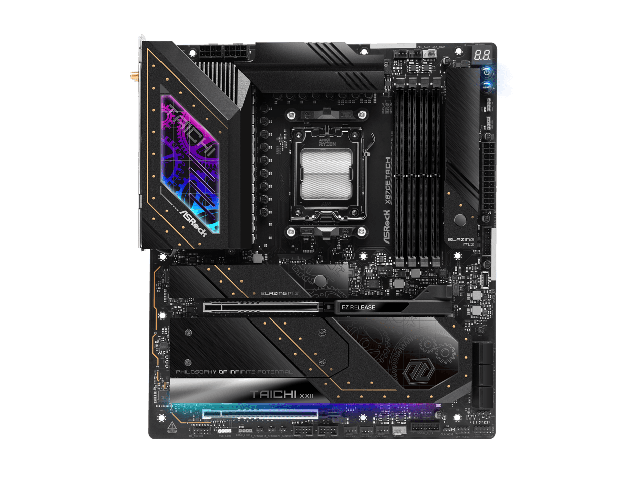 ASRock X870ETaichi X870E Taichi EATX Motherboard AMD Ryzen AM5 DDR5
