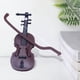 thumbnail image 5 of Paisaje de muebles de de instrumento de madera en miniatura, suministros de sala de estar para el hogar juguetes modelo de escena de vida, adornos de simulación 1:12 Violín Sunnimix Casa de muñecas en miniatura, 5 of 8