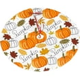 thumbnail image 3 of Fall Thanksgiving Christmas Tree Skirt 36", Fall Pumpkin Tree Skirts Mat for Holiday Home Farmhouse Party Tree Decorations Indoor Outdoor.Fall Thanksgiving Pumpkin, 3 of 5