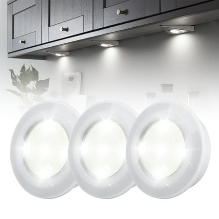 3 Pack Wireless Led Puck Lights With Remote Control Under Cabinet Lighting Lamp 3 Pack Wireless Led Puck Lights With Remote Control Under Cabinet Lighting Lamp