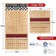 thumbnail image 4 of Juego de mesa Horse Race Offelec, tamaño grande, con 11 caballos de metal, 4 of 6