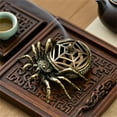 thumbnail image 6 of Spider Incense Burner for Cone & Stick Incense, No-Adhesive Incense Holder, Metal Copper Alloy Aroma Diffuser for Meditation Yoga Home Office Decor (1*Incense Burner), 6 of 7