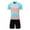 Light Blue, variant on Doomiva Kids Boys Girls Soccer Basketball Uniform Jerseys Outfits Practice Sports Shirts and Shorts Fluorescent_Green 4XS