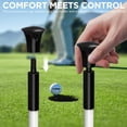 thumbnail image 4 of Paquete de 3 mástiles de golf KINGTOP con base para recuperar la pelota, 4 of 9
