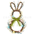 thumbnail image 4 of Easter Bunny Spring Wreath Easter Wreath Easter Bunny Colorful Eggs Wreath for Front Door, Spring Eggs and Berries Twig Wreath for Home Decor, Easter Wreath for Inside and Outside, 4 of 52
