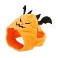 thumbnail image 4 of Chapeau d'Halloween de Chat, Chapeau de Chat de Citrouille d'Halloween Mignon Multifonctions Résistant à la Déchirure Douce Réglable pour les Animaux de Compagnie Orange, 4 of 8