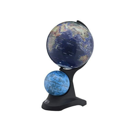 Ore International 17.5 In Dual Globe W/ Constellation On Black Acrylic Base